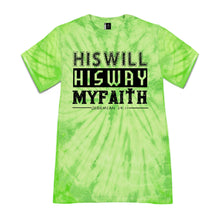 Load image into Gallery viewer, Womens Prayer Shirt Jesus Christian tShirt Mens Tie Dye Faith His Will His Way My Faith Shirt Casual Bible Verse 29 11 T
