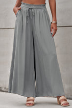 Load image into Gallery viewer, Drawstring Waist Wide Leg Pants
