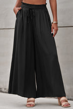 Load image into Gallery viewer, Drawstring Waist Wide Leg Pants
