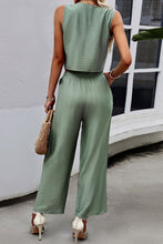 Load image into Gallery viewer, V-Neck Tank and Drawstring Pants Set
