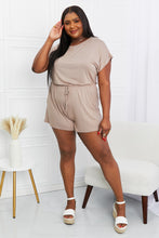 Load image into Gallery viewer, CY Fashion Full Size Round Neck Short Sleeve Romper with Pockets
