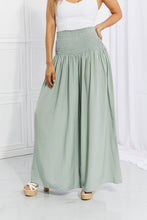 Load image into Gallery viewer, HEYSON Full Size Beautiful You Smocked Palazzo Pants
