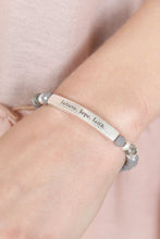 Load image into Gallery viewer, &quot;Believe, Hope, Faith&quot; 6mm Glass Beads Stretch Bracelet
