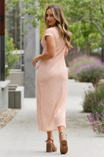 Load image into Gallery viewer, Culture Code Full Size Striped Twisted Detail Maxi Dress in Light Tomato
