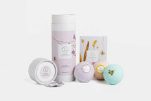 Load image into Gallery viewer, Bath Bombs, Spa Gift Set, Unique gift for Her, Gift for Christmas, Care Package, Shower Bombs in a Tube, Relaxation Gift, Stocking Stuffer.
