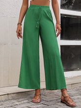 Load image into Gallery viewer, High Waist Slit Wide Leg Pants
