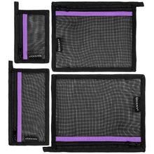 Load image into Gallery viewer, 4-in-1 Mesh Travel Toiletry and Makeup Bag Set
