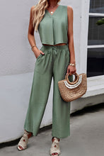 Load image into Gallery viewer, V-Neck Tank and Drawstring Pants Set
