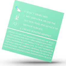 Load image into Gallery viewer, Self Care Shower Affirmation Cards [Waterproof]-1
