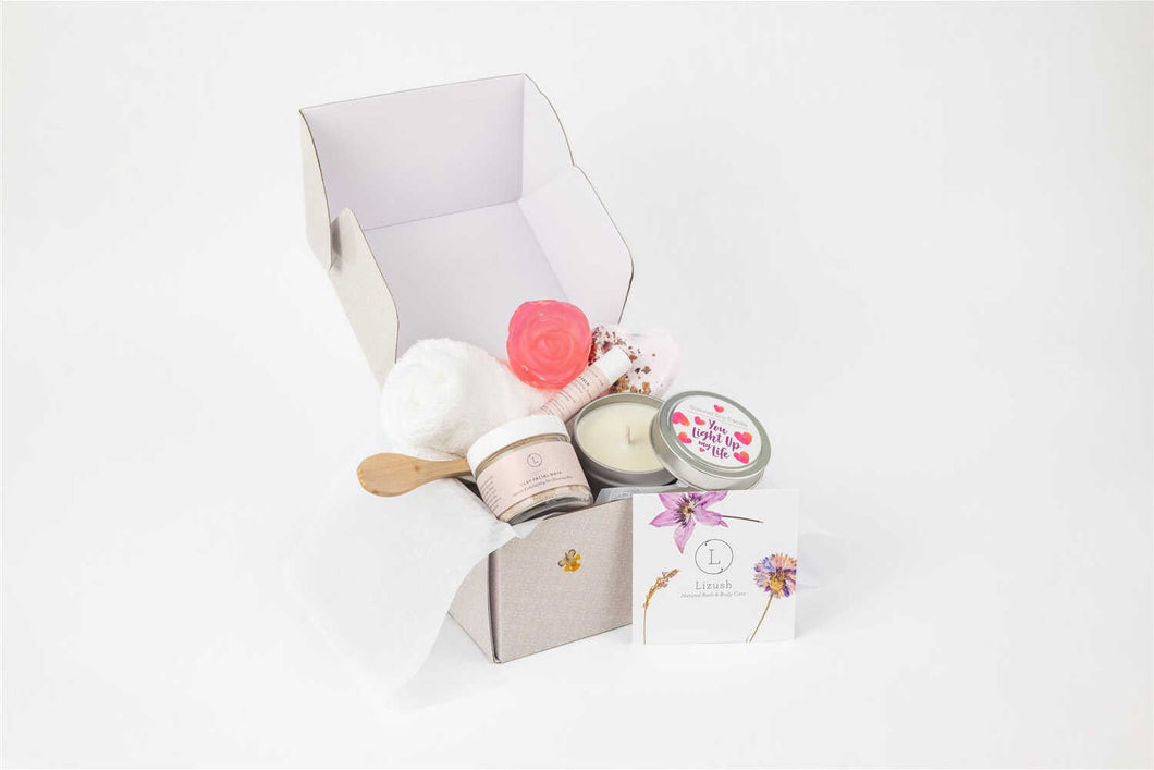 Natural Skincare Gift Box, Cute LOVE Special Gift Box, Mother's Day Gift
