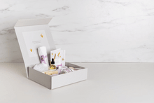 Load image into Gallery viewer, A Special Day Gift, Birthday Gift Basket, Lavender Natural Bath &amp; Body
