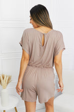 Load image into Gallery viewer, CY Fashion Full Size Round Neck Short Sleeve Romper with Pockets
