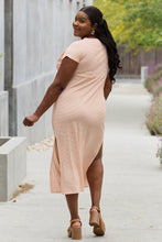 Load image into Gallery viewer, Culture Code Full Size Striped Twisted Detail Maxi Dress in Light Tomato
