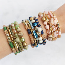 Load image into Gallery viewer, Multibeads Stretch Bracelet
