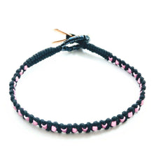 Load image into Gallery viewer, Copper Breast Cancer Awareness Ribbon Bracelet
