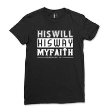 Load image into Gallery viewer, Womens Prayer Shirt Jesus Christian tShirt Mens Tie Dye Faith His Will His Way My Faith Shirt Casual Bible Verse 29 11 T
