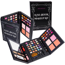 Load image into Gallery viewer, Luxe Book Makeup Set - All In One Travel Cosmetics Palette
