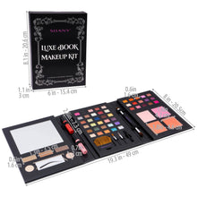 Load image into Gallery viewer, Luxe Book Makeup Set - All In One Travel Cosmetics Palette
