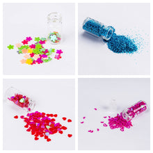 Load image into Gallery viewer, 3D Nail Art Decoration Mini Bottles - 48 Glass Bottles With Free Nail Art Tweezer
