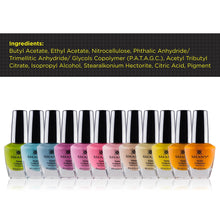 Load image into Gallery viewer, Nail Polish Set with 12 Semi Glossy and Shimmery Finishes
