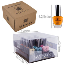 Load image into Gallery viewer, Nail Polish Set with 12 Semi Glossy and Shimmery Finishes
