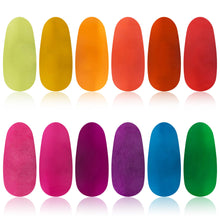Load image into Gallery viewer, Nail Polish Set with 12 Semi Glossy and Shimmery Finishes
