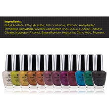 Load image into Gallery viewer, Nail Polish Set with 12 Semi Glossy and Shimmery Finishes
