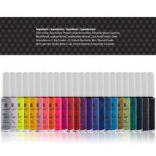 Load image into Gallery viewer, Nail Art Set (24 Famous Colors Nail Art Polish, Nail Art Decoration)
