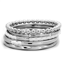 Load image into Gallery viewer, TK1937 - High polished (no plating) Stainless Steel Bangle with No Stone
