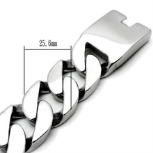 Load image into Gallery viewer, TK338 - High polished (no plating) Stainless Steel Bracelet with No Stone
