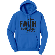 Load image into Gallery viewer, Uniquely You Graphic Hoodie Sweatshirt, Faith Over Fear Hooded Shirt
