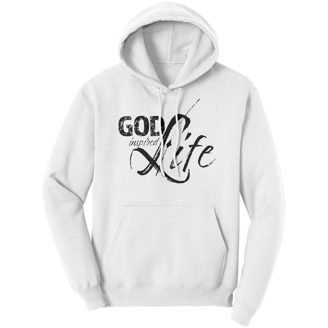 Uniquely You Graphic Hoodie Sweatshirt, God Inspired Life Hooded Shirt